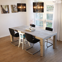 Houten robuuste Tafel Milan