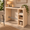 Stoer houten bureau Jo naturel.webp