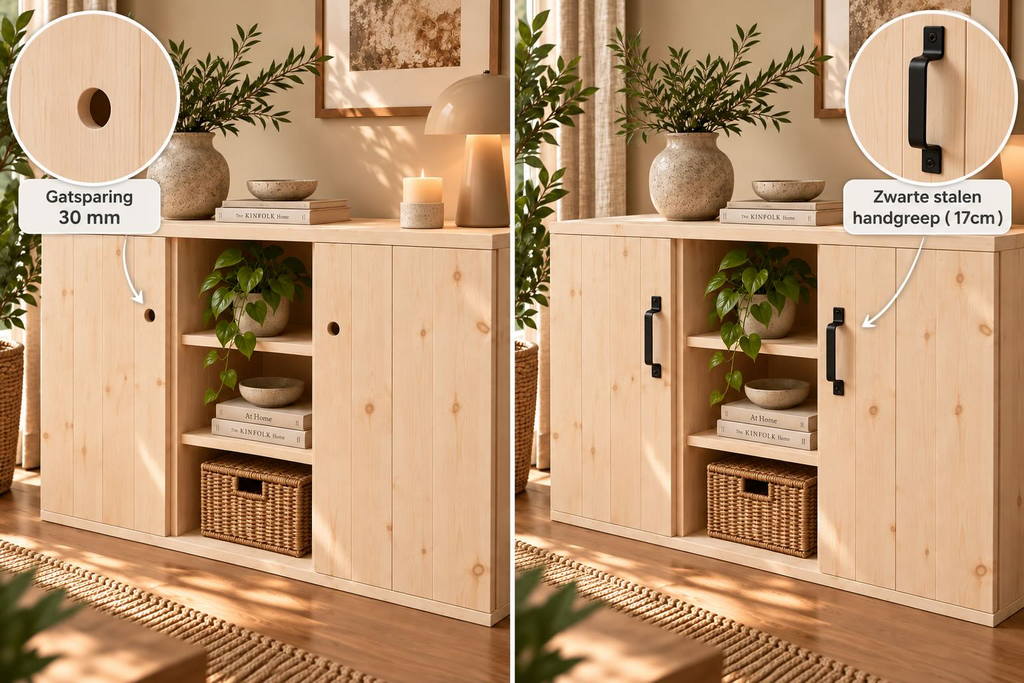 Houten dressoir & kantoorkast Saako .webp