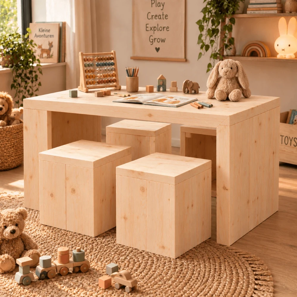 Steigerhouten kinderspeeltafel Jorg naturel.webp