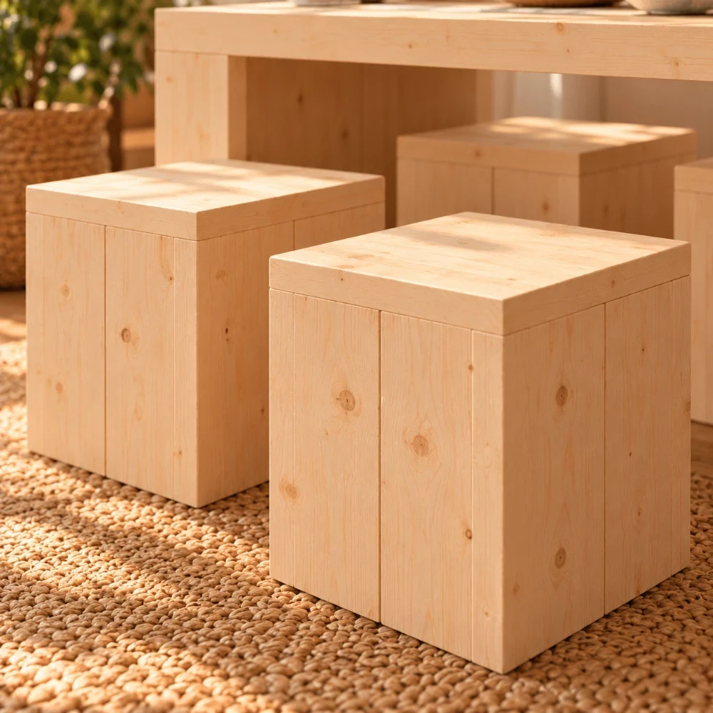 Houten krukje Mischa .webp