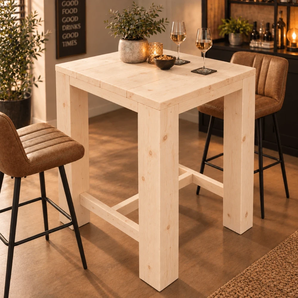 Houten bartafel Levi. naturel.webp