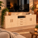 Houten TV-meubel Tryntsje