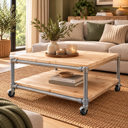 Salontafel Jantje – Hout & Staal