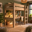 Steigerhouten Hoogslaper Woodstock