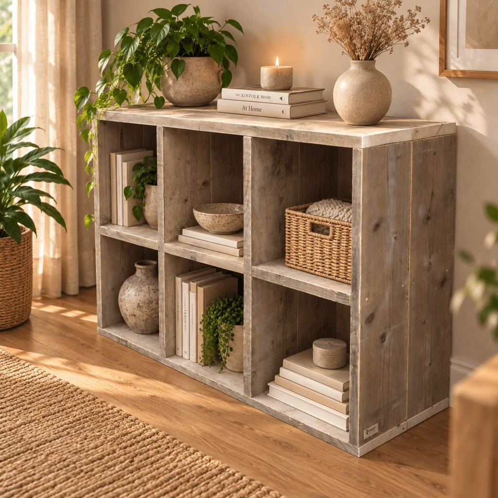 Houten vakkenkast Gersloot