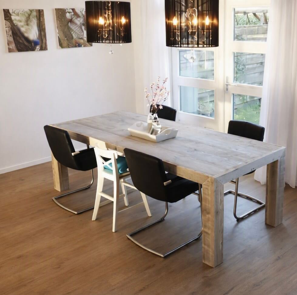 Tafel Milan (Naturel onbehandeld, 180x80cm)