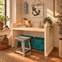 Houten kinderbureau Jisse