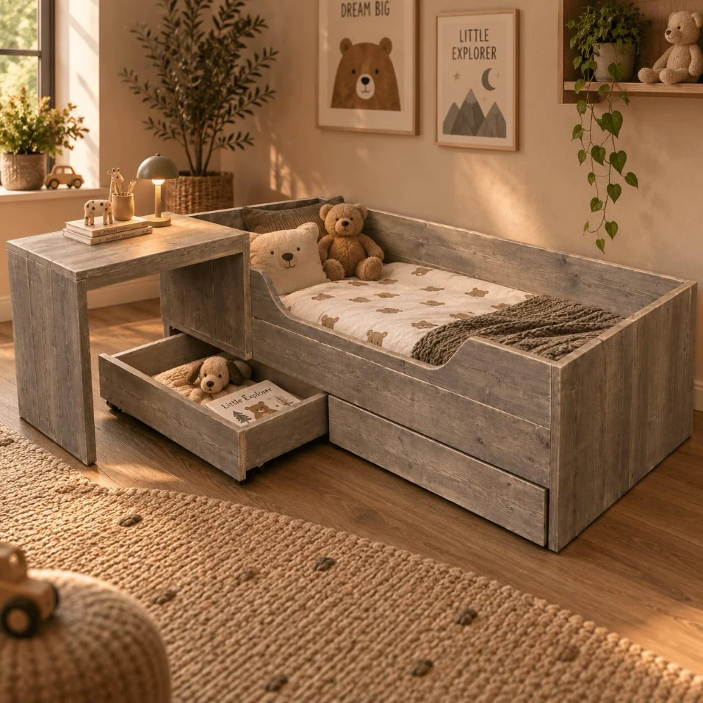 Kajuitbed Jolanda met bureau